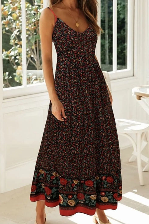 printed-maxi-cami-dress OhSoStyled - Sophia's Style in Black-7